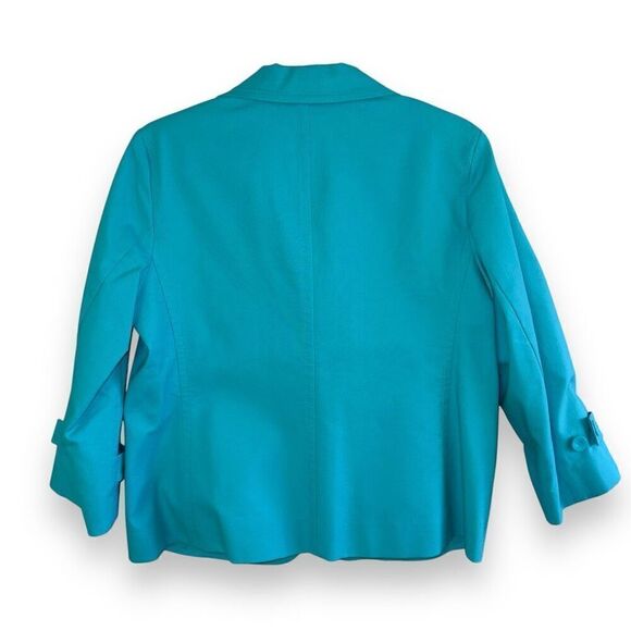 NWT Talbots Petites Teal Blue Sport Jacket Size 12P - Picture 8 of 8